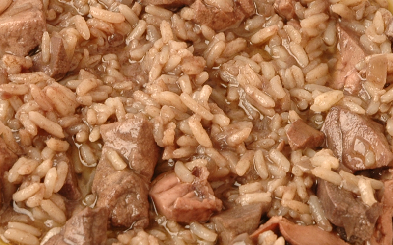 Arroz de miúdos