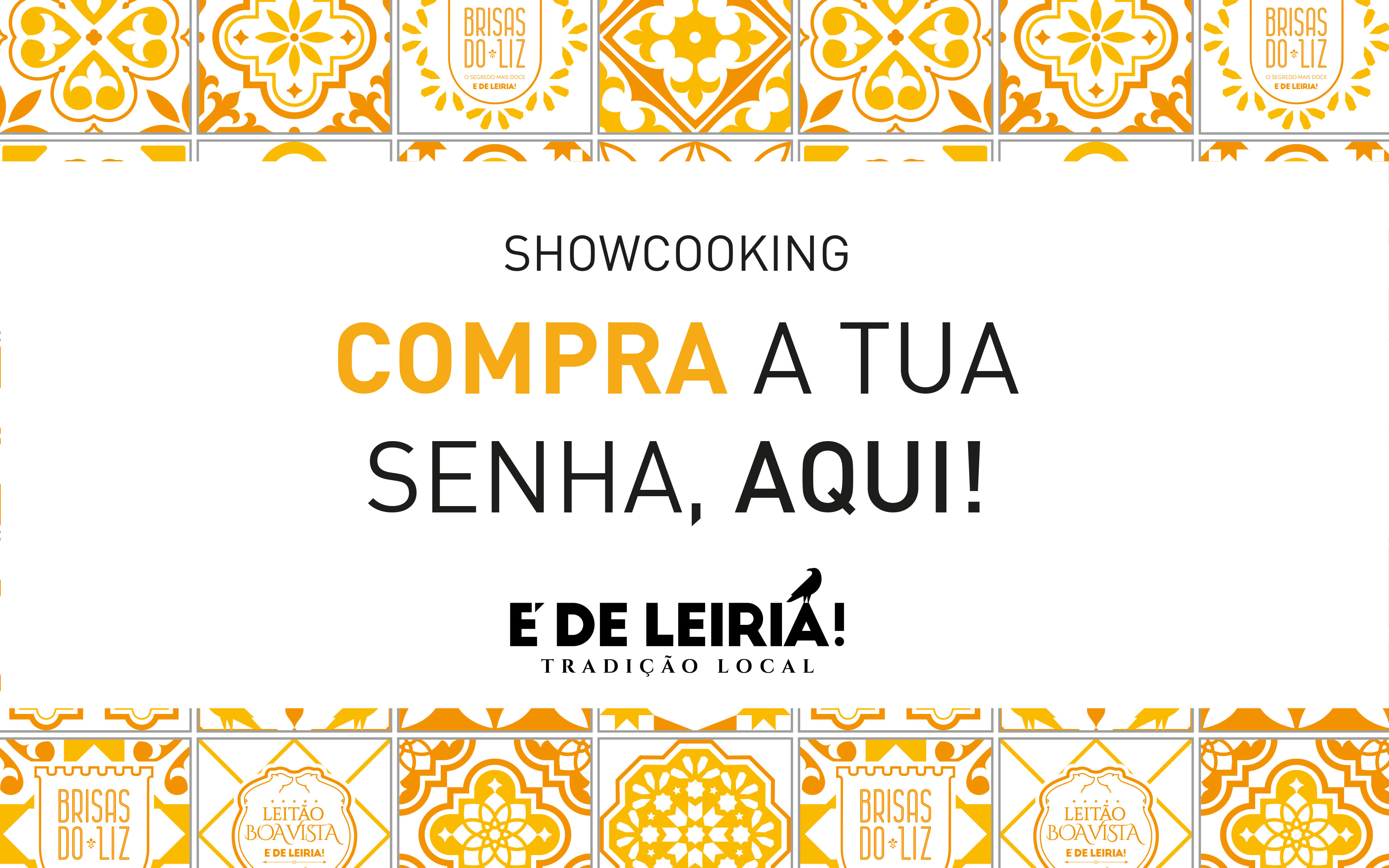 showcooking espaço É DE LEIRIA